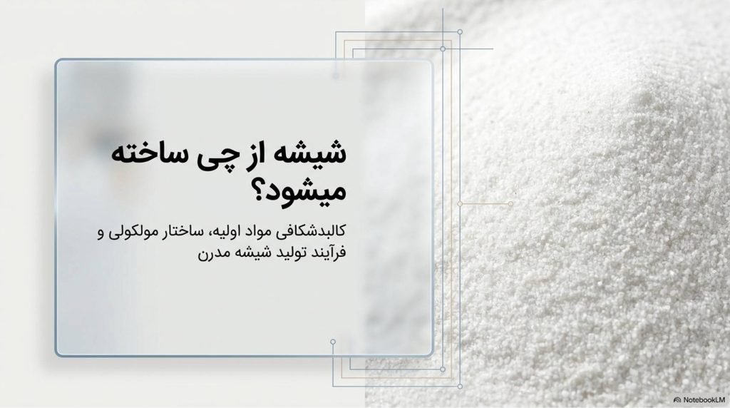 شیشه از چی ساخته میشود