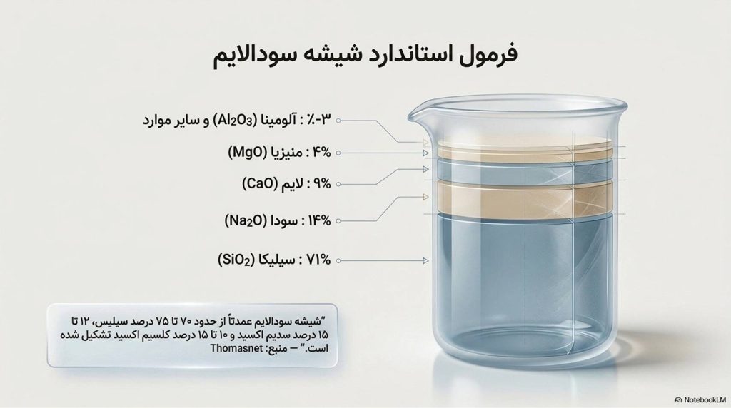 ماده دانه ای که برای ساخت شیشه استفاده می شود